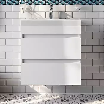 Тумба с раковиной Iddis Zodiac 60 подвесная, с ящиками