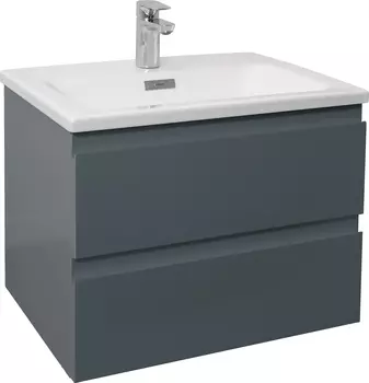 Тумба с раковиной Jacob Delafon Madeleine 60 серый матовый