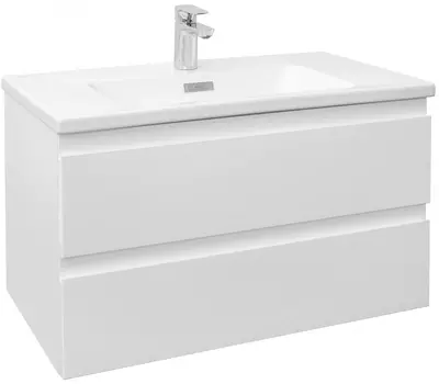 Тумба с раковиной Jacob Delafon Madeleine 80 белый блестящий