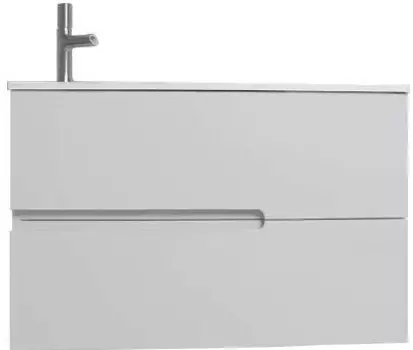 Тумба с раковиной Jacob Delafon Nona 80 L глянцевый белый