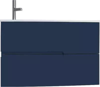 Тумба с раковиной Jacob Delafon Nona 80 L глянцевый темно-синий