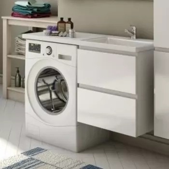 Тумба с раковиной Эстет Dallas Luxe 110 R подвесная, 2 ящика