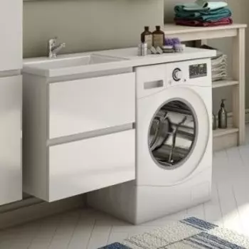 Тумба с раковиной Эстет Dallas Luxe 140 подвесная, 2 ящика, L ФР-00002923