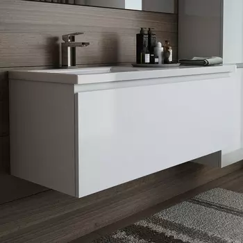 Тумба с раковиной Эстет Dallas Luxe 140 подвесная, 1 ящик, L ФР-00002926