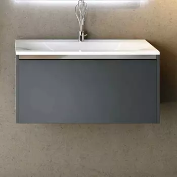 Тумба с раковиной La Beaute Lot 90 graphite