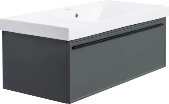 Тумба с раковиной La Fenice Elba 100 серая