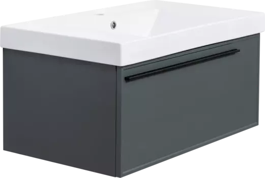 Тумба с раковиной La Fenice Elba 80 серая