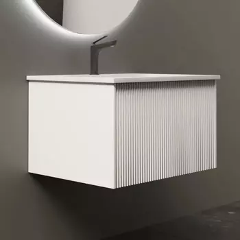 Тумба с раковиной La Fenice Terra 60 белая