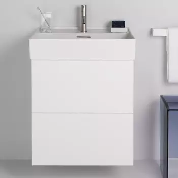 Тумба с раковиной Laufen Kartell by Laufen 60 белая матовая