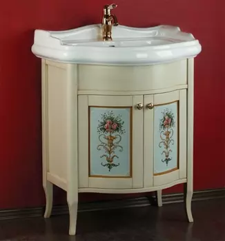 Тумба с раковиной Migliore Bella декор Veneziano