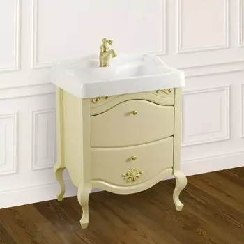 Тумба с раковиной Migliore Impero 60 с ящиками, decape sabbia