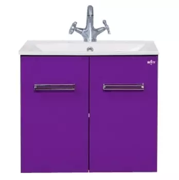 Тумба с раковиной Misty Атланта 60 сиреневая