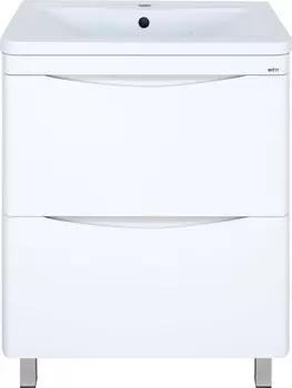 Тумба с раковиной Misty Атлантик 70 белая