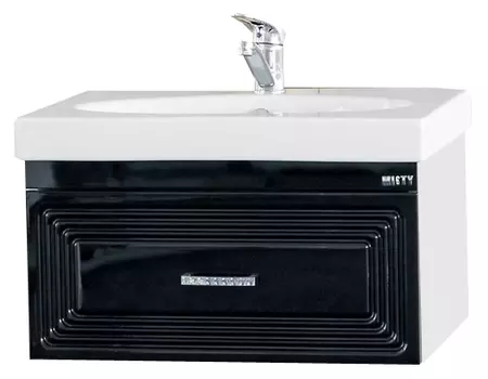 Тумба с раковиной Misty Европа 60 черная