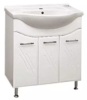 Тумба с раковиной Misty Флори 75