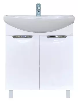 Тумба с раковиной Misty Лаванда 80 прямая