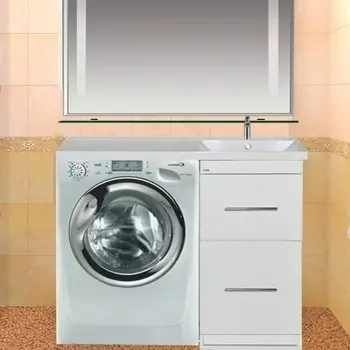 Тумба с раковиной Misty Мексика под стиральную машину R