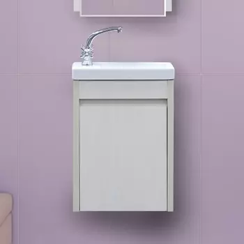 Тумба с раковиной Misty Мини 40 белая