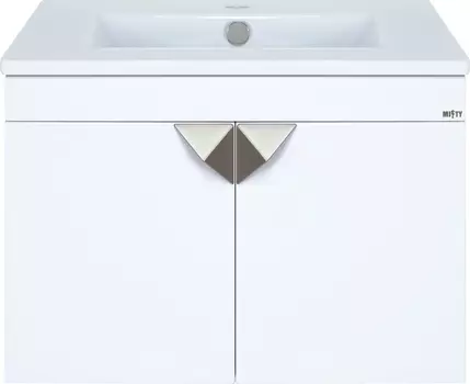 Тумба с раковиной Misty Сахара 60 белая