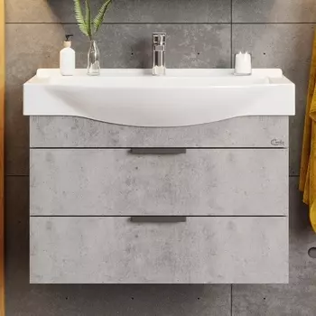 Тумба с раковиной Onika Девис 80.13 бетон чикаго