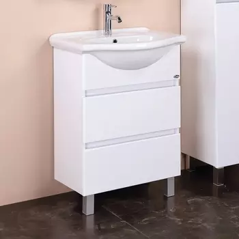 Тумба с раковиной Onika Элита 60 белая