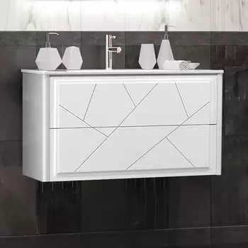 Тумба с раковиной Opadiris Луиджи 90 белая матовая