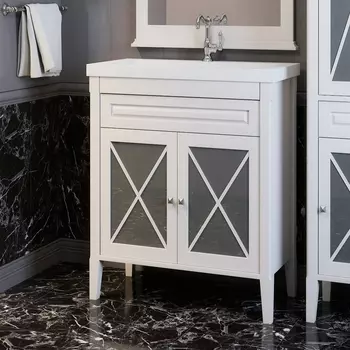 Тумба с раковиной Opadiris Палермо 75 белая