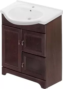 Тумба с раковиной Orange Классик 75 орех антикварный F7-75TU1+RA