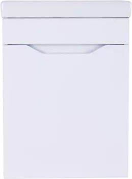 Тумба с раковиной Orange Мини 40 подвесная, белый глянец