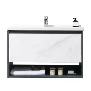 Тумба с раковиной Orans 80 белая