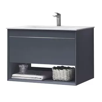 Тумба с раковиной Orans 80 серая 1125800