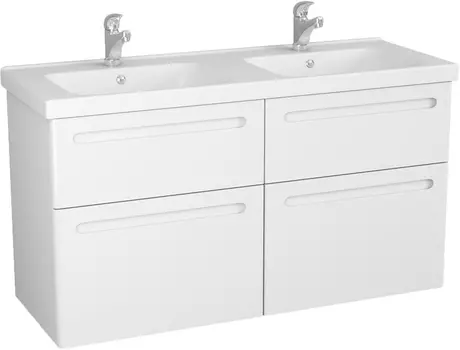 Тумба с раковиной Owl 1975 Otalia 125 4 ящика, белая