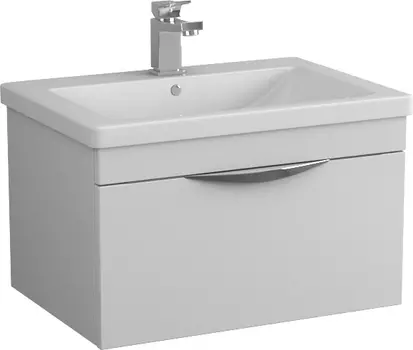 Тумба с раковиной Owl 1975 Sjel подвесная, белый лак, 65