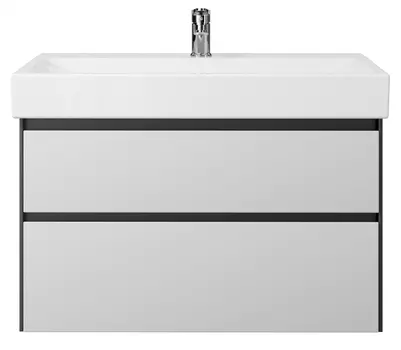 Тумба с раковиной подвесная Creto Amelia 80 14-1078G+1078-001-0126