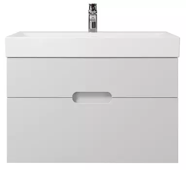 Тумба с раковиной подвесная Creto Malibu 80 White 7-1078W+1078-001-0126