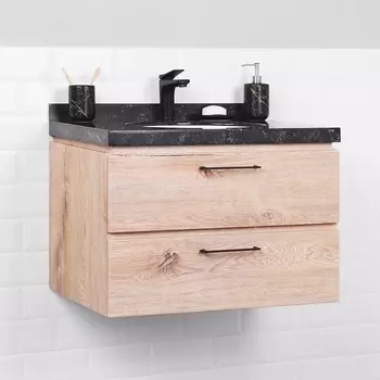 Тумба с раковиной подвесная Итана Wood 2.0 70