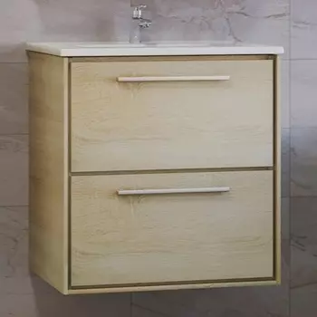 Тумба с раковиной Raval Frame 60 дуб сонома, подвесная