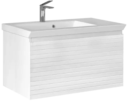 Тумба с раковиной Raval Meier 85, белая