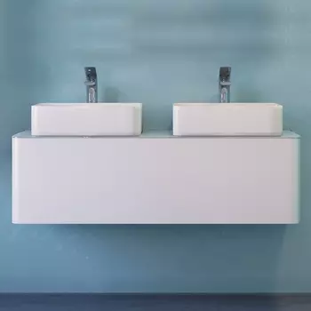 Тумба с раковиной Raval Pure 120 подвесная