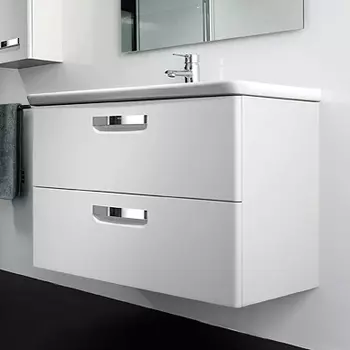 Тумба с раковиной Roca Gap 70 белая матовая