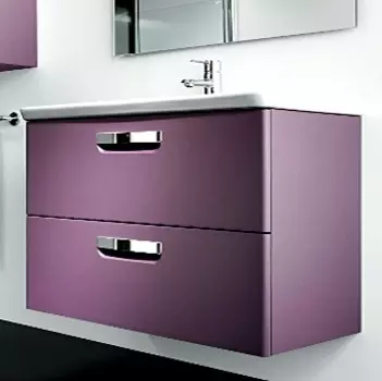 Тумба с раковиной Roca Gap 80 фиолетовая