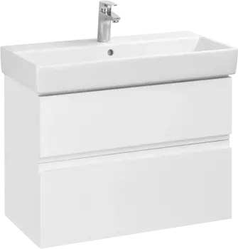 Тумба с раковиной Roca Oleta 80, белая матовая