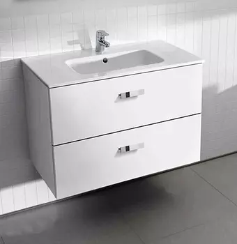 Тумба с раковиной Roca Victoria Nord 80 белая