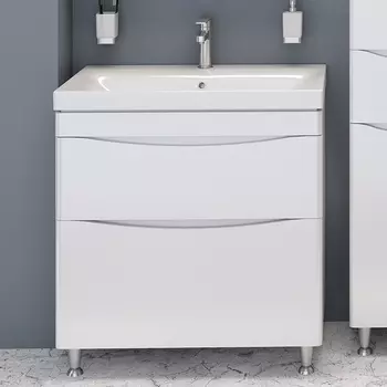 Тумба с раковиной Runo Афина 80