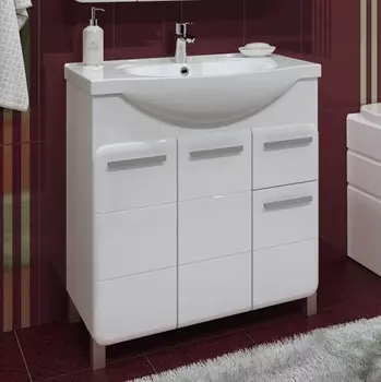 Тумба с раковиной Runo Эрика 80