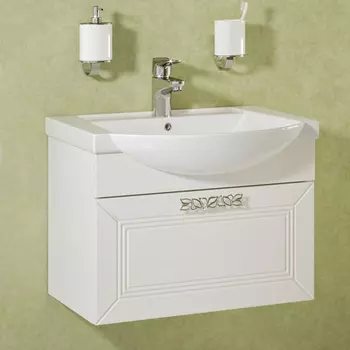 Тумба с раковиной Runo Монро 55 подвесная