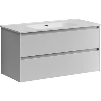 Тумба с раковиной Sancos Cento 100 белая