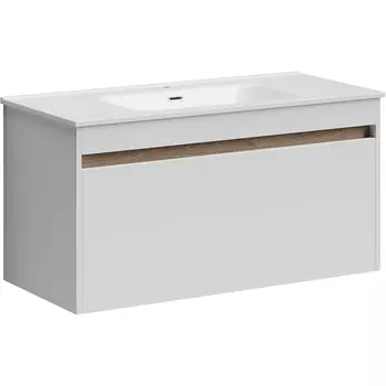 Тумба с раковиной Sancos Smart 100 белая