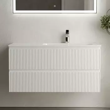 Тумба с раковиной Sancos Snob R 100 см, R, bianco