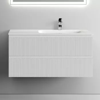 Тумба с раковиной Sancos Snob T 100 см, R, bianco